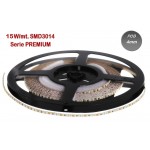 Tira LED 5 mts Flexible 75W 980 Led SMD 3014 IP20 8200ºK, 4mm ancho, Serie PREMIUM